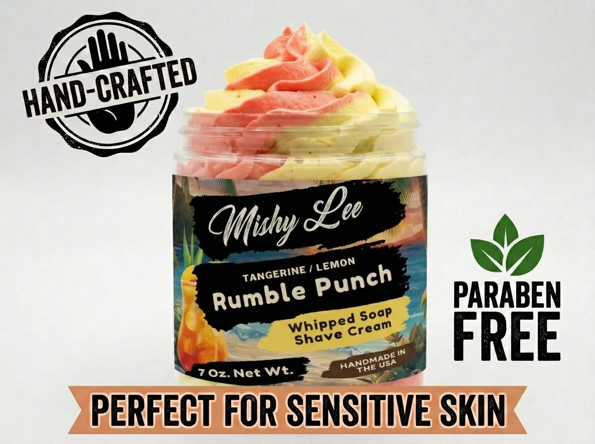 Rumble Punch Whipped Soap and Shave Cream Mishy Lee Boutique