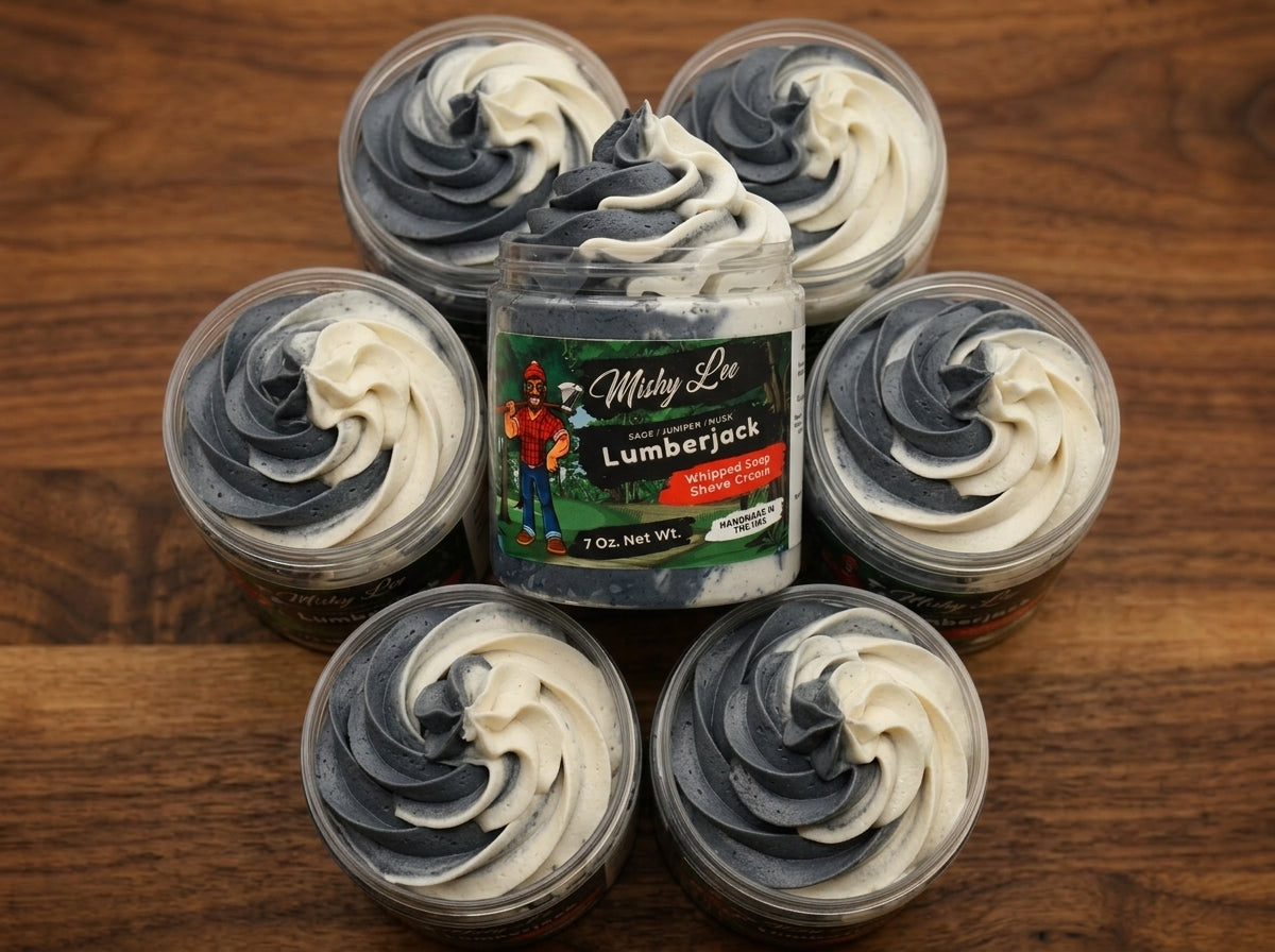 Lumberjack Men's Whipped Soap and Shave Cream Mishy Lee Boutique