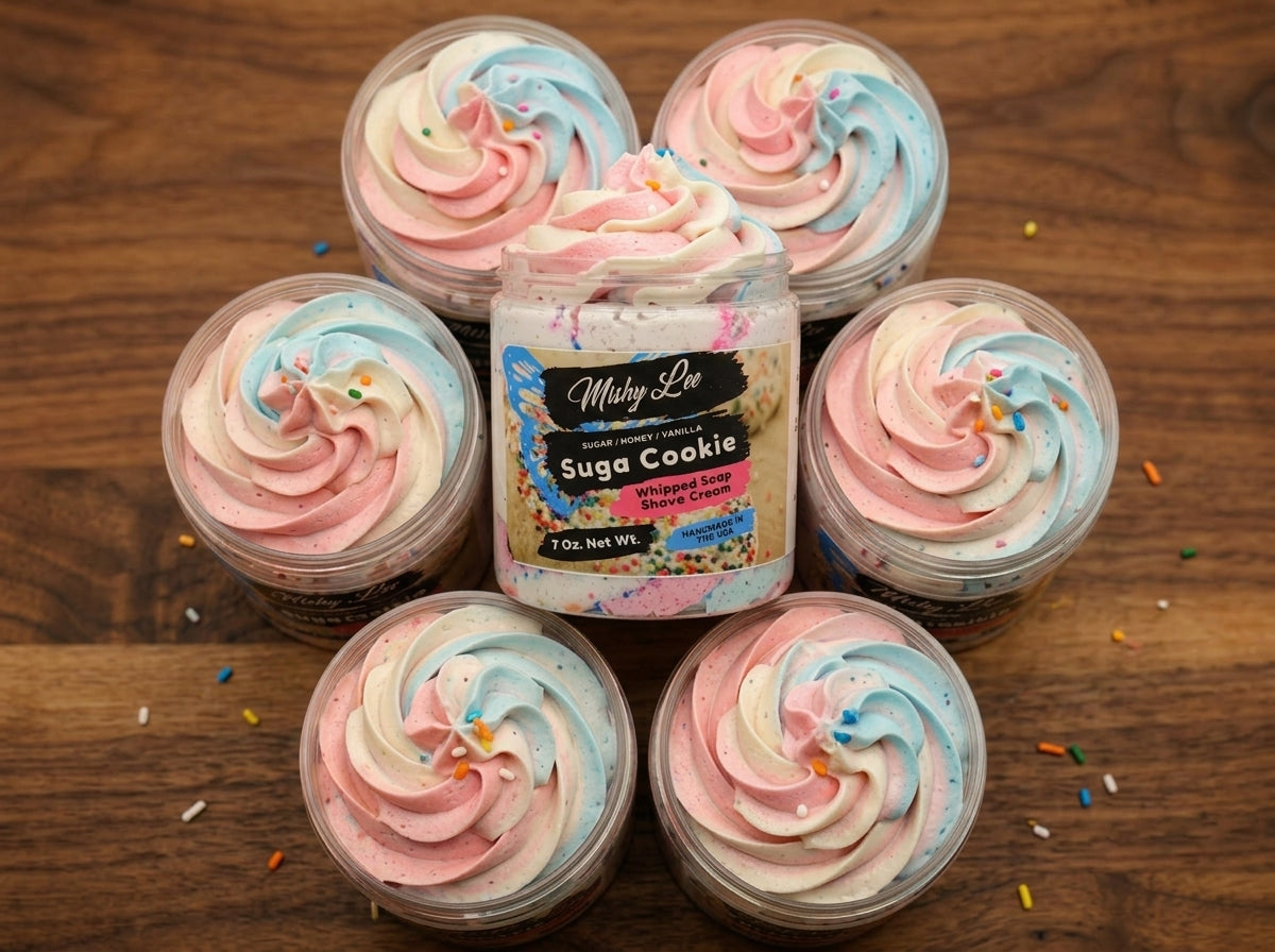 Suga Cookie Whipped Soap and Shave Cream Mishy Lee Boutique
