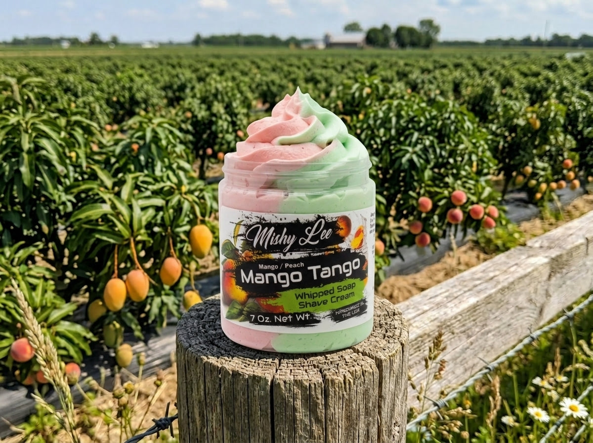 Mango Tango Whipped Soap and Shave Cream Mishy Lee Boutique