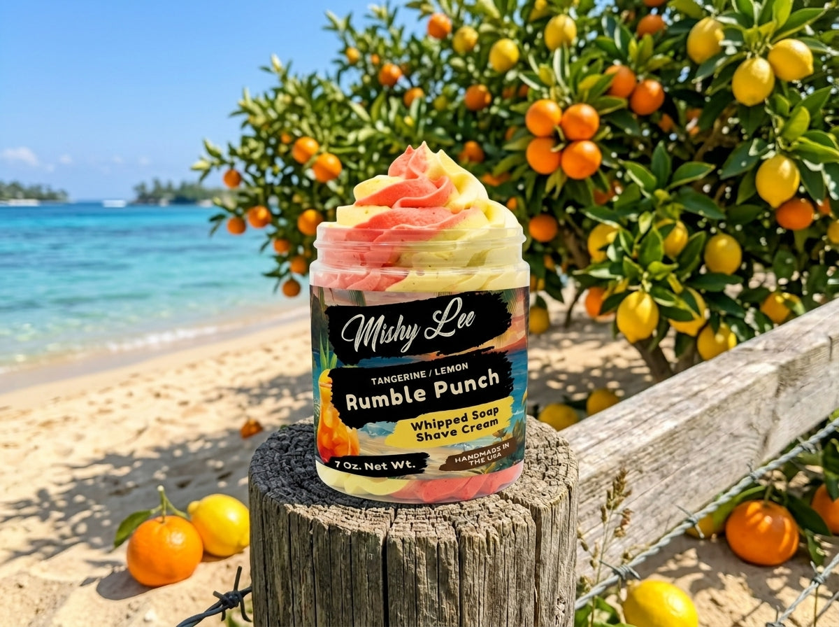 Rumble Punch Whipped Soap and Shave Cream Mishy Lee Boutique