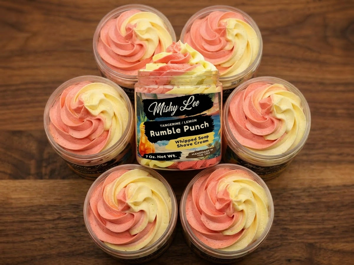 Rumble Punch Whipped Soap and Shave Cream Mishy Lee Boutique