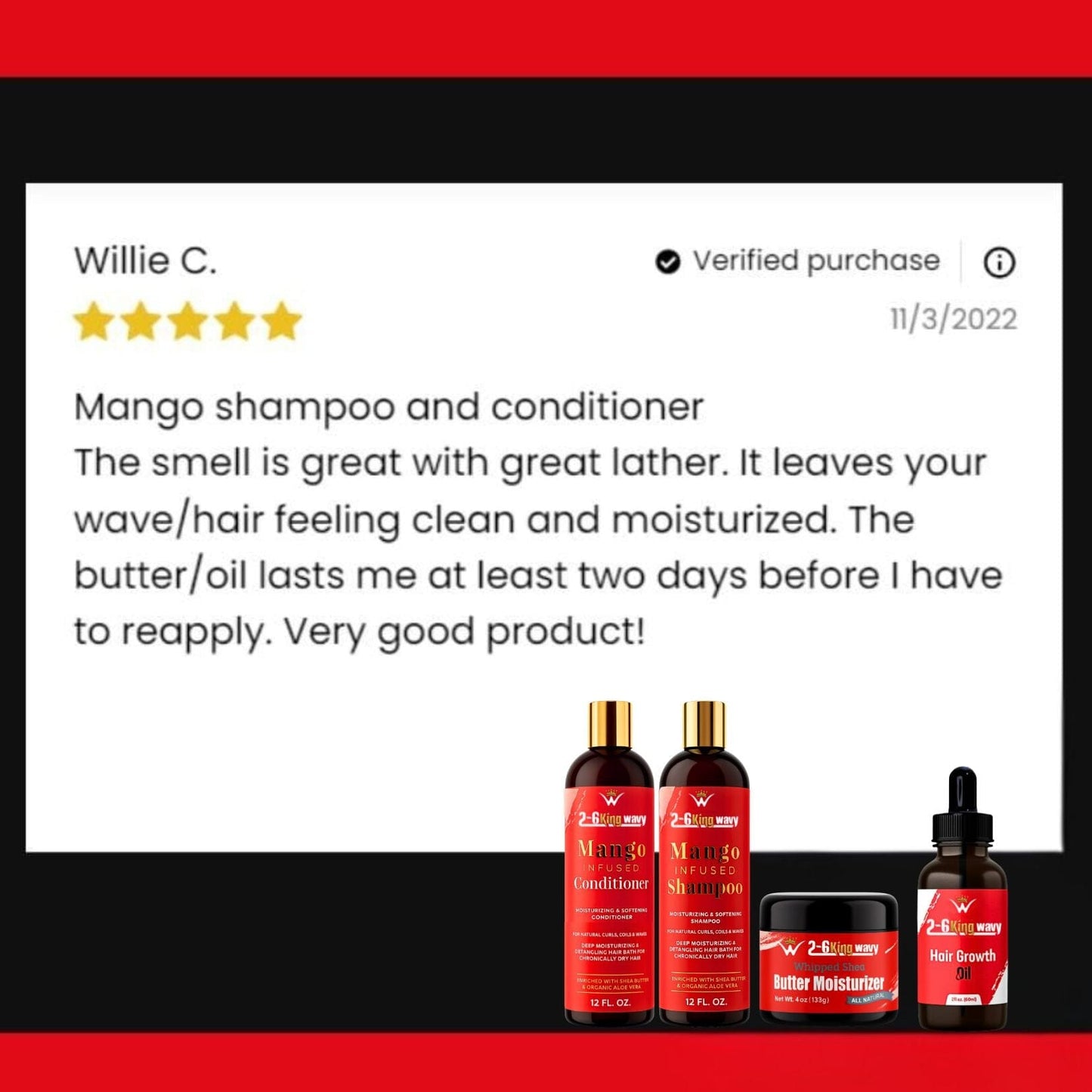 Hydration Bundle for Dry Hair & 360 Waves (Hydration Pack) 26 King Wavy Merch, LLC