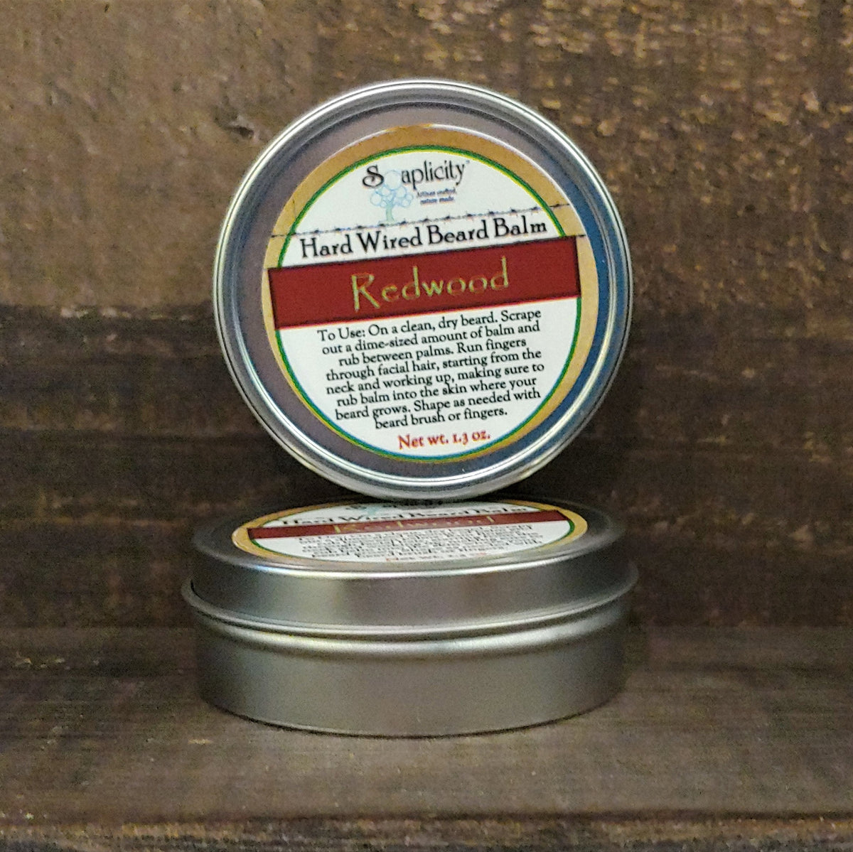 Redwood Hard Wired Beard Balm Soaplicity
