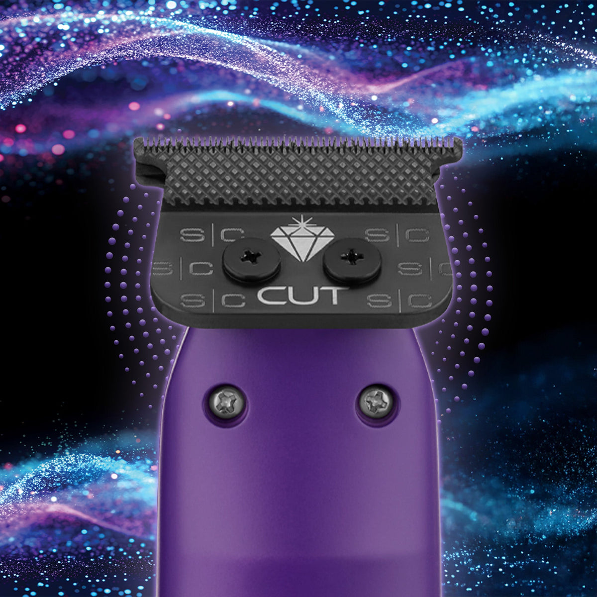 StyleCraft Reign Professional Hair Trimmer with EON Digital Brushless Motor - Purple Certified Clippers