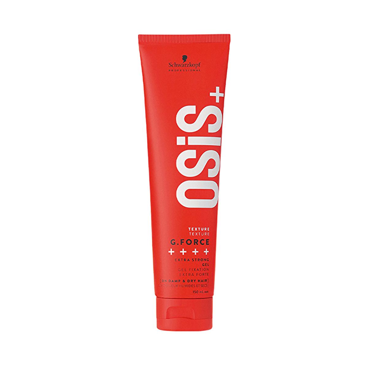 Osis G. Force Strong Control Hair Gel - Extra Strong Hold, Non-Flaking, 5.07 fl oz Beauty Care Bag