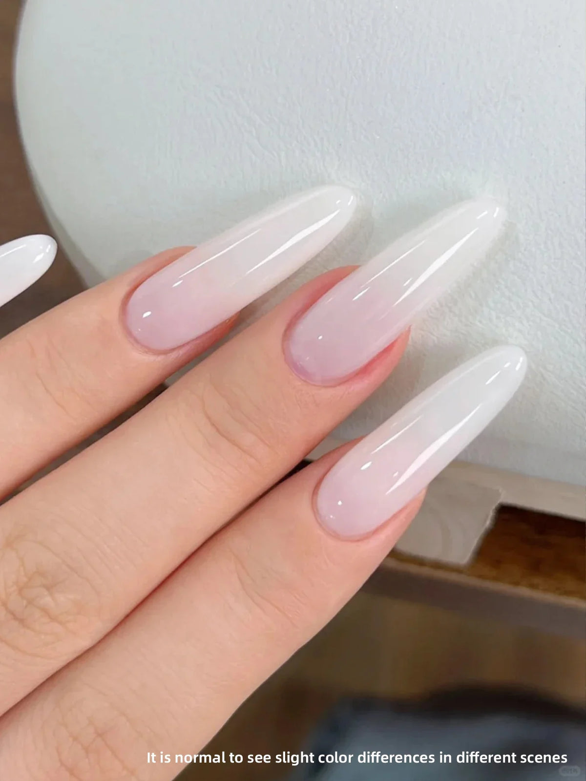 1Pc 15ML Milky White Pure Nail Polish Gel Nail Add Semi-Permanent Soak Off UV LED Construction Gel Varnish Blushimmer