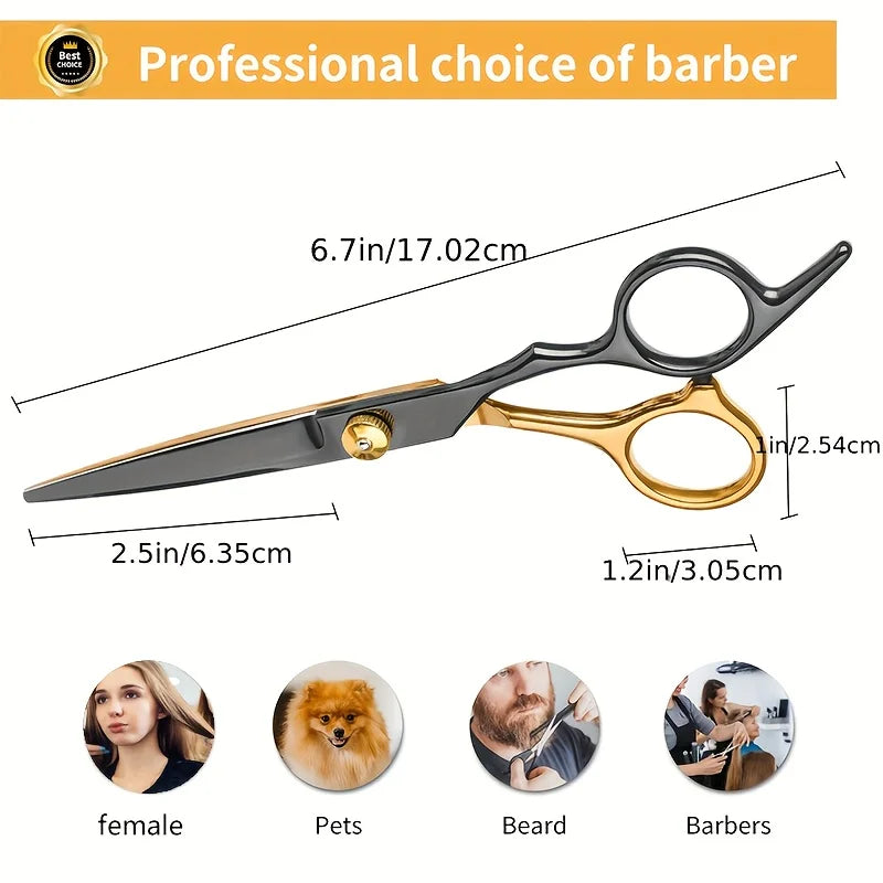 Stainless Steel Hair Cutting Scissors Set For Home Barbershop S And B Enterprise