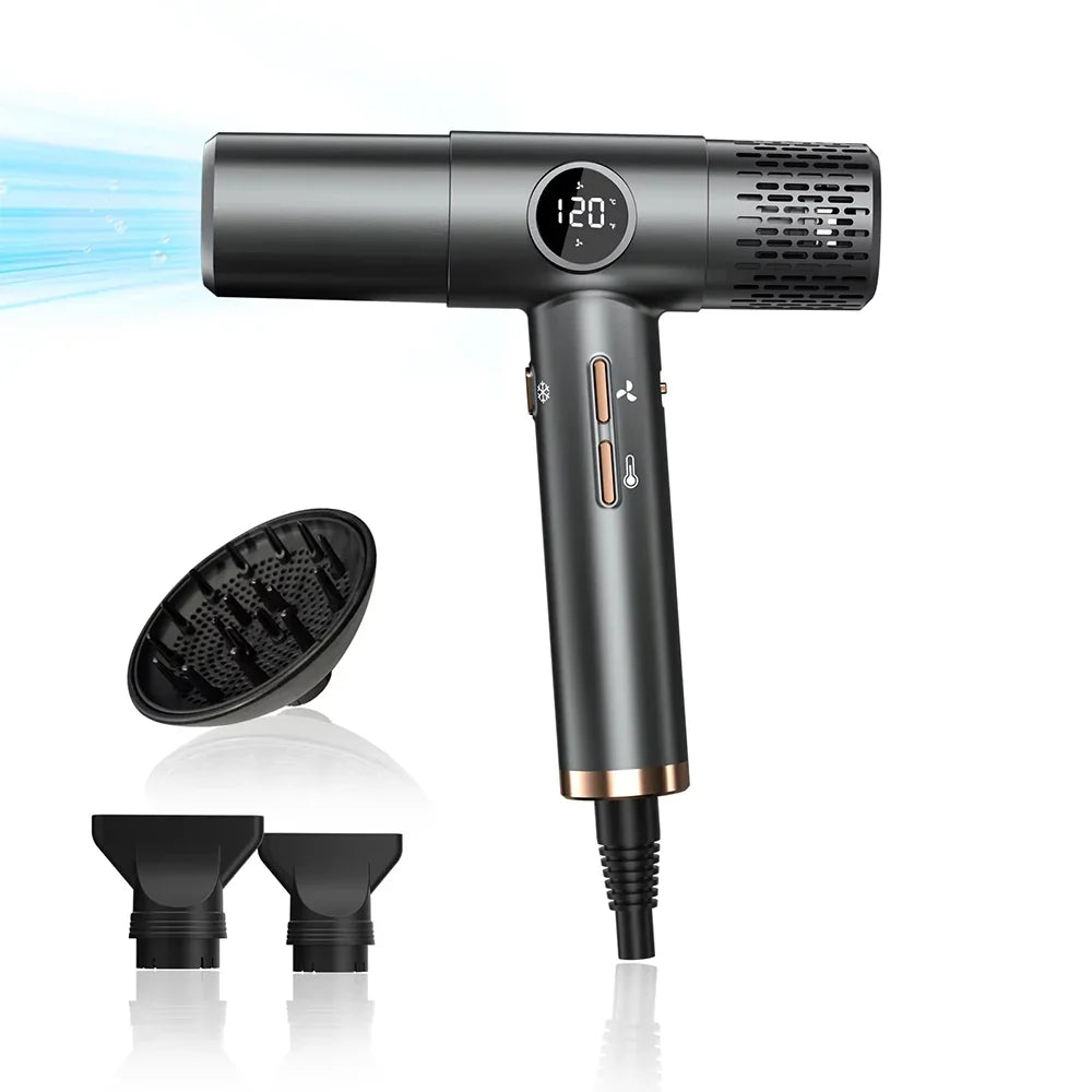 110000rpm Brushless Professional Hair Dryer Negative Ion Blower High FLIPSTYLEZLLC