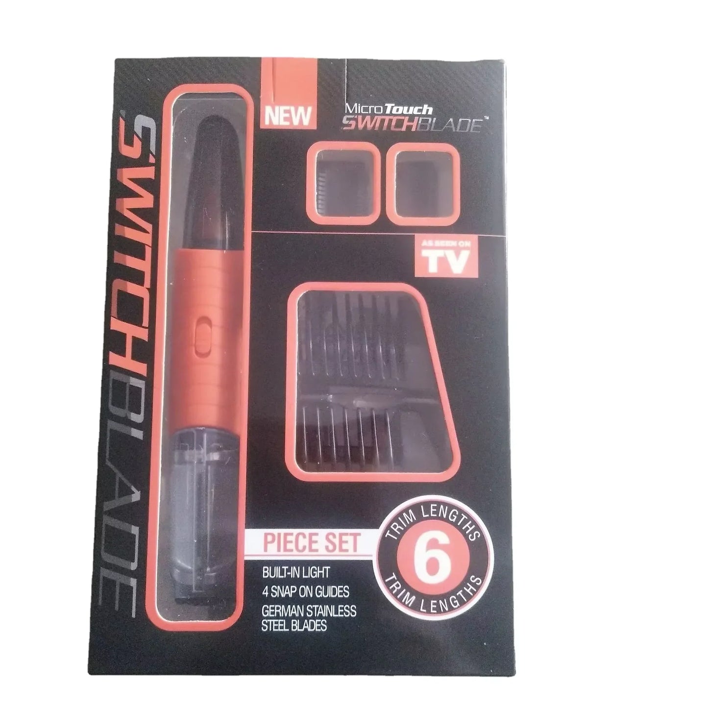 2-in-1 Facial Hair Trimmer, Unisex Nose Hair Trimmer Suitable for Nose Hair, Ear Hair, Eyebrows, and Chin Hair - Battery-Powered Noventix