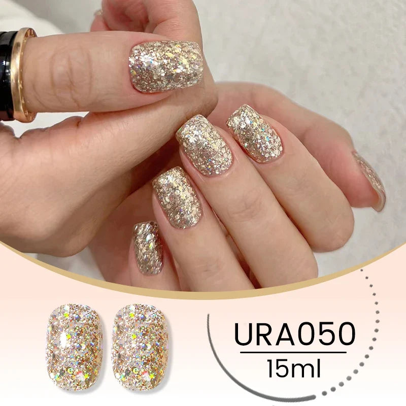 UR SUGAR 15ml Jelly Milky White Translucent Color Gel Polish Semi Permanent UV Gel Nail Art Soak Off Gel Varnish Latest Fashion Blushimmer