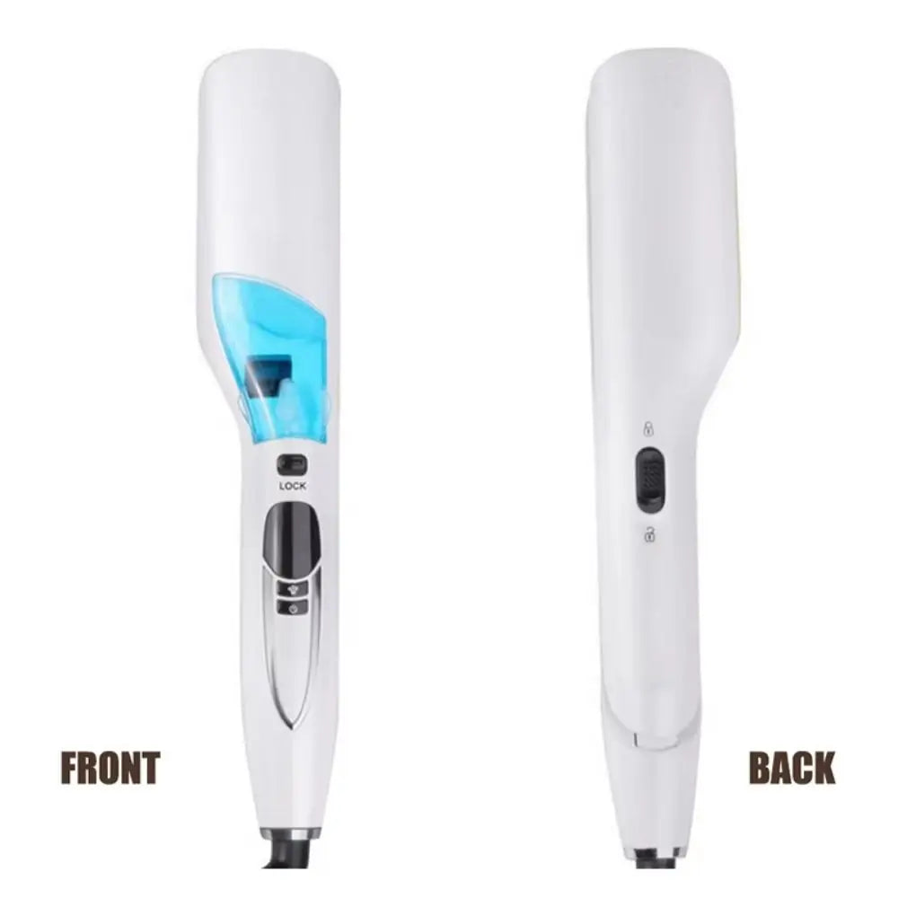 LCD Display Steam Hair Straightener PTC Heated Scalable Hair Straightener Brush Frizz-Free Fast Heating FLIPSTYLEZLLC