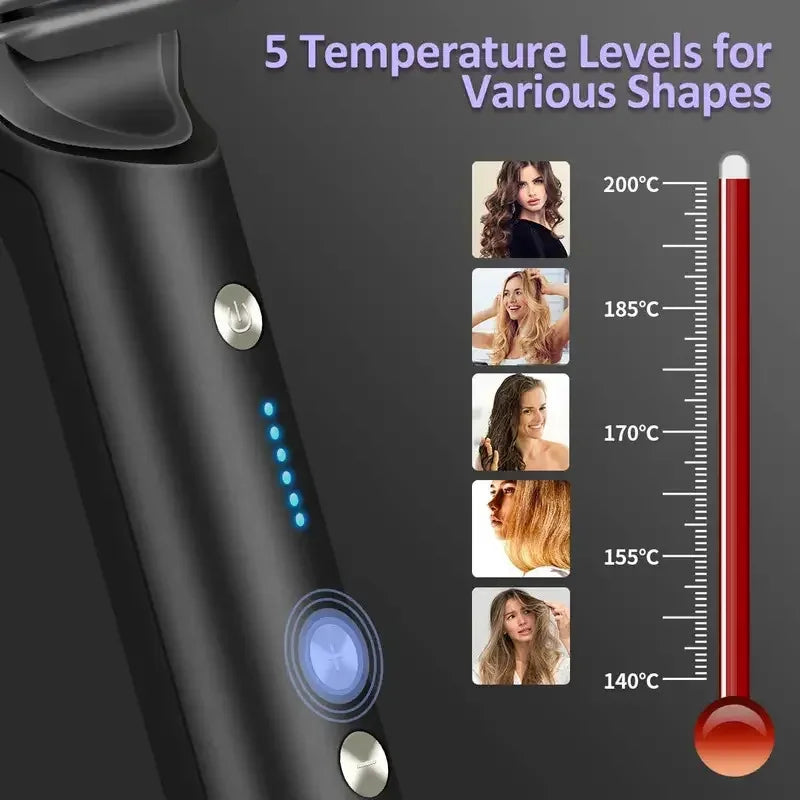 Hair Straightener Professional Quick Heated Electric Hot Comb Hair Straightener Personal Care Multifunctional Hairstyle Brush Noventix