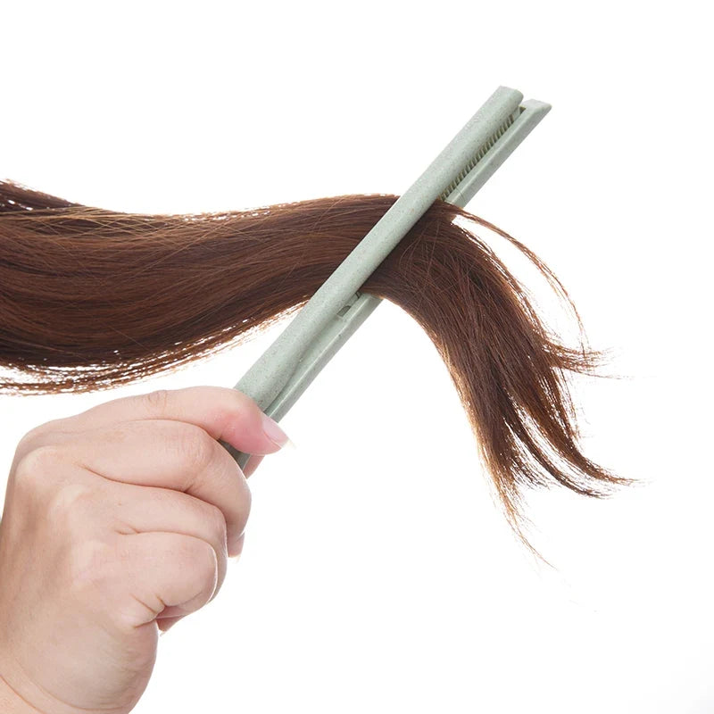 Wheat Straw V-shaped Flat Comb for Hair Straight Salon Hair Brush Straightner Hairdressing Comb Portable Mini Barber Hairbrush FLIPSTYLEZLLC