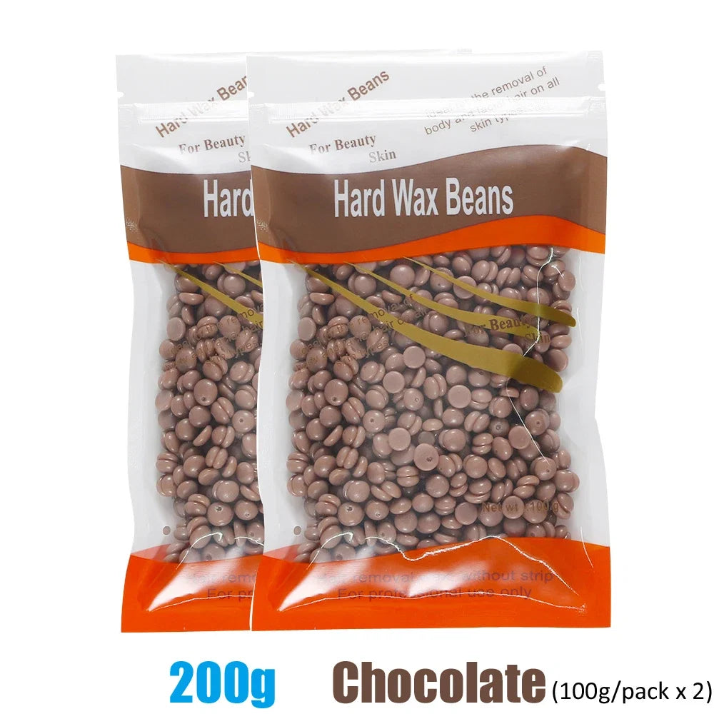 500g Wax Beans For Wax Heater Whole Body Hot Film Depilatory Wax For Wax Heater Kit Waxing Wax Beans For Hair Removal Wax Pot Noventix