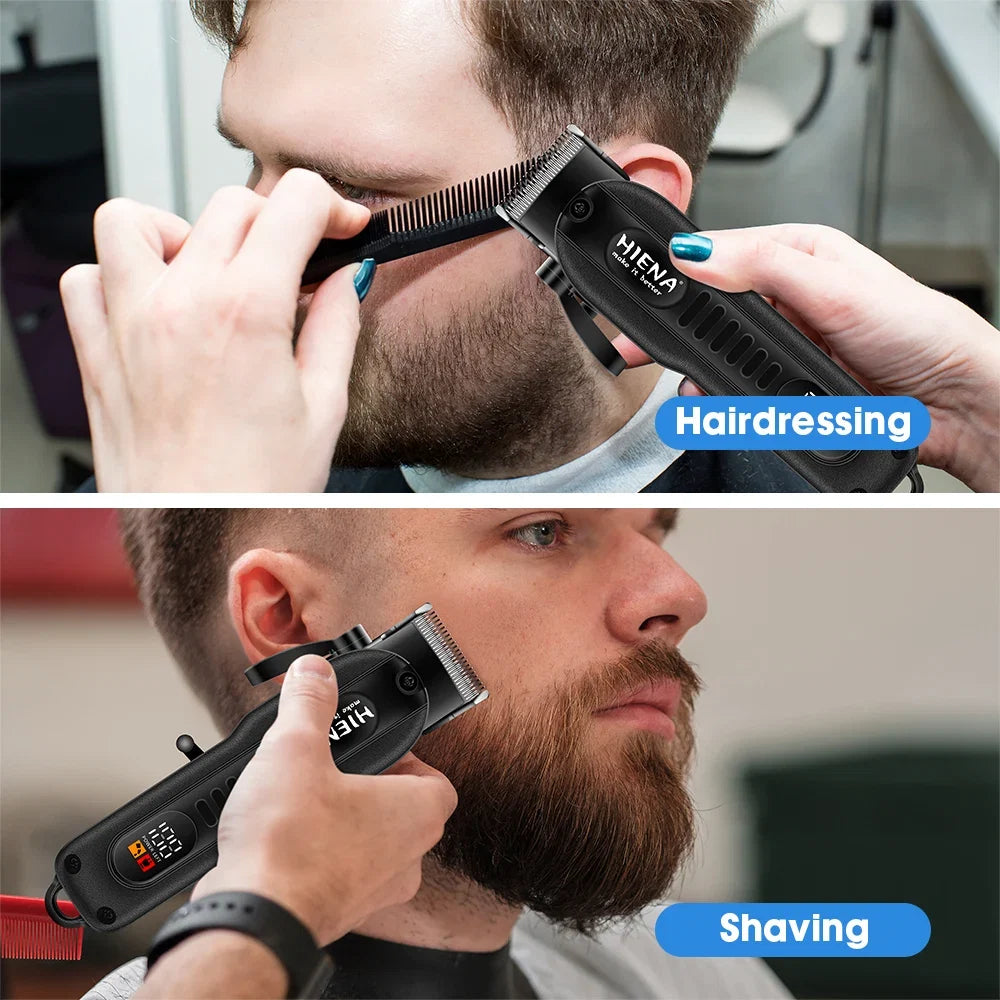 Professional Barber Electric Hair clipper LED display screen UBS charging Trimmer Powerful electric hair clipper trimmer tool Noventix
