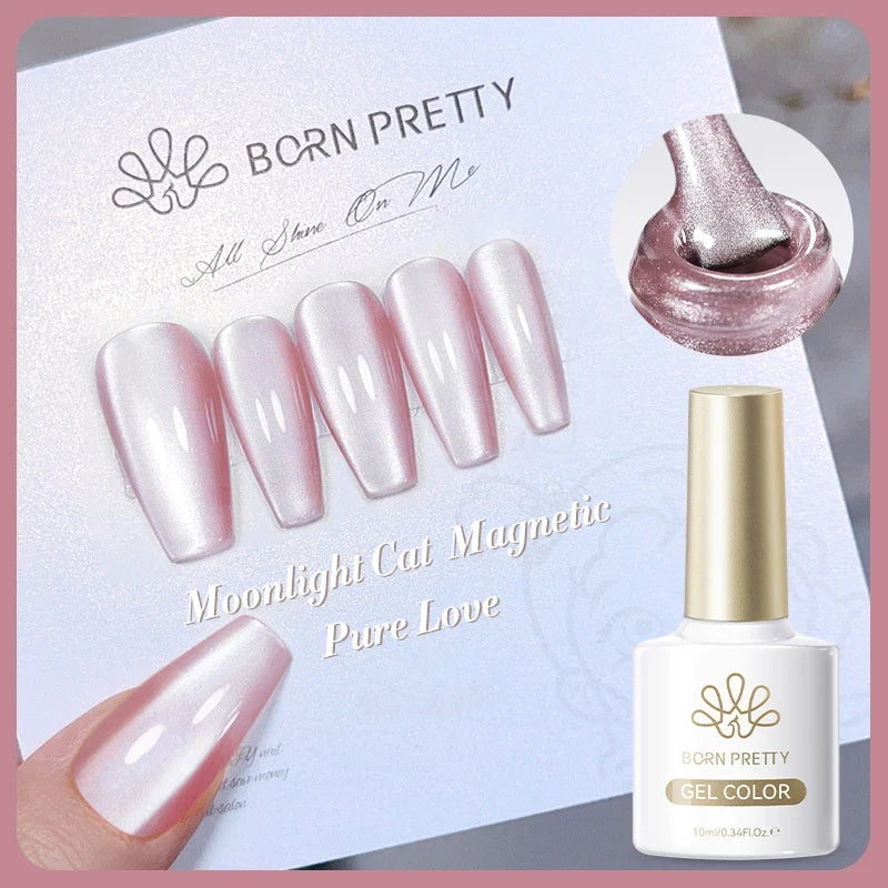 BORN PRETTY 117 Colors Cat Magnetic Gel Nail Polish 10ml Full Coverage Varnish Semi Permanent Super Gorgeous Nails Manicure Blushimmer