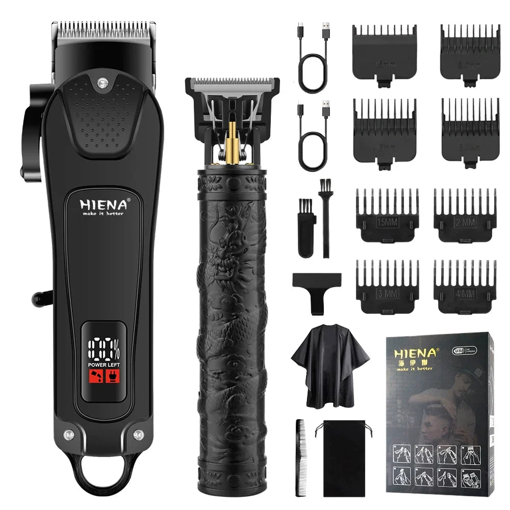 Hair Trimmer New Professional Cutting Machine Electric Shaver Hair Trimmers With LCD Display Men's Hair Clipper Noventix
