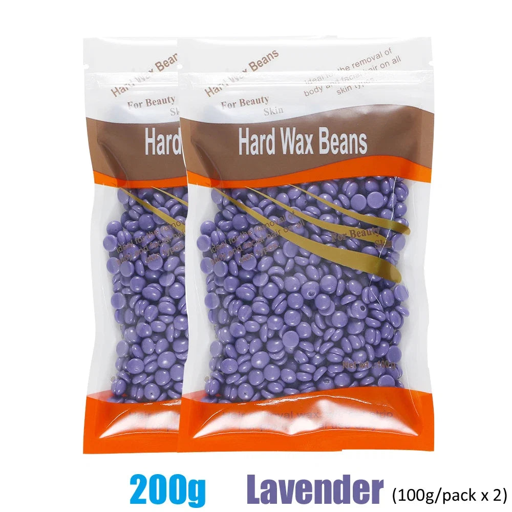 500g Wax Beans For Wax Heater Whole Body Hot Film Depilatory Wax For Wax Heater Kit Waxing Wax Beans For Hair Removal Wax Pot Noventix