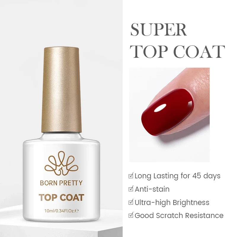 BORN PRETTY Jelly Nude Gel Nail Polish 10ml Light Pink Peach Translucent Color UV Light Cure Gel Varnish Nail Art DIY at Home Blushimmer
