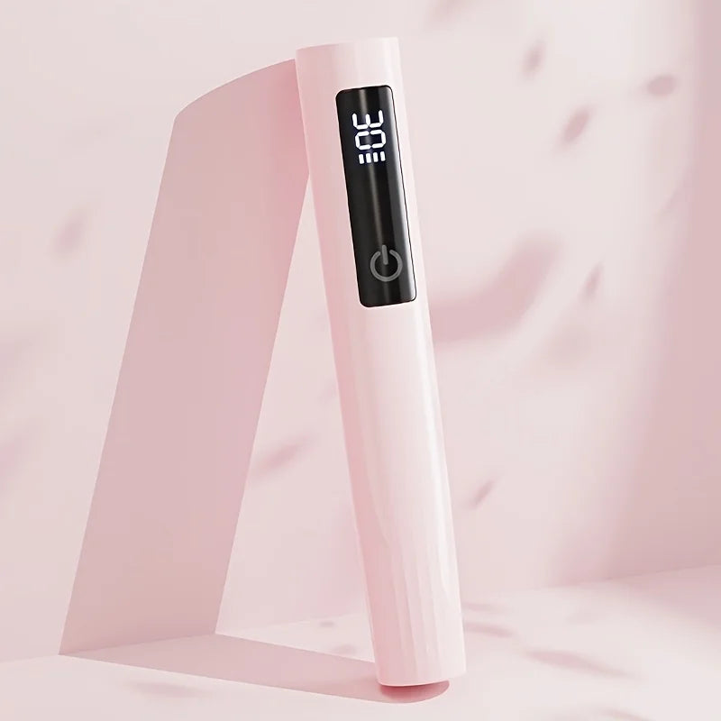 Handheld Nail Light Mini LED Nail Lamp For Gel Nails With Stand & LCD Screen Control 2 levels Adjustable For Fast Curing Blushimmer