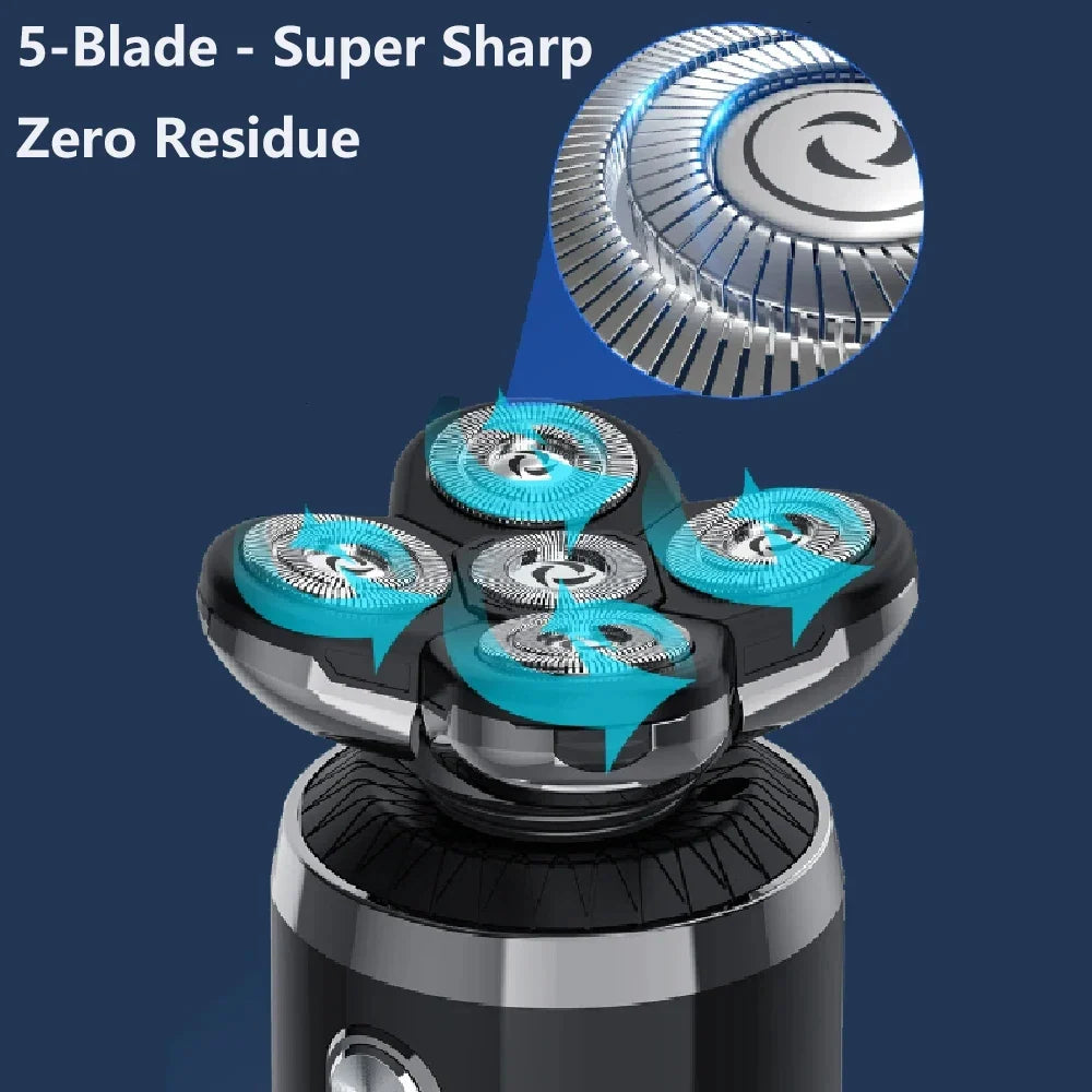 Electric Shaver For Men Shaver Facial Beard Trimmer Waterproof Electric Shaver Rechargeable shaver multi-purpose set Noventix