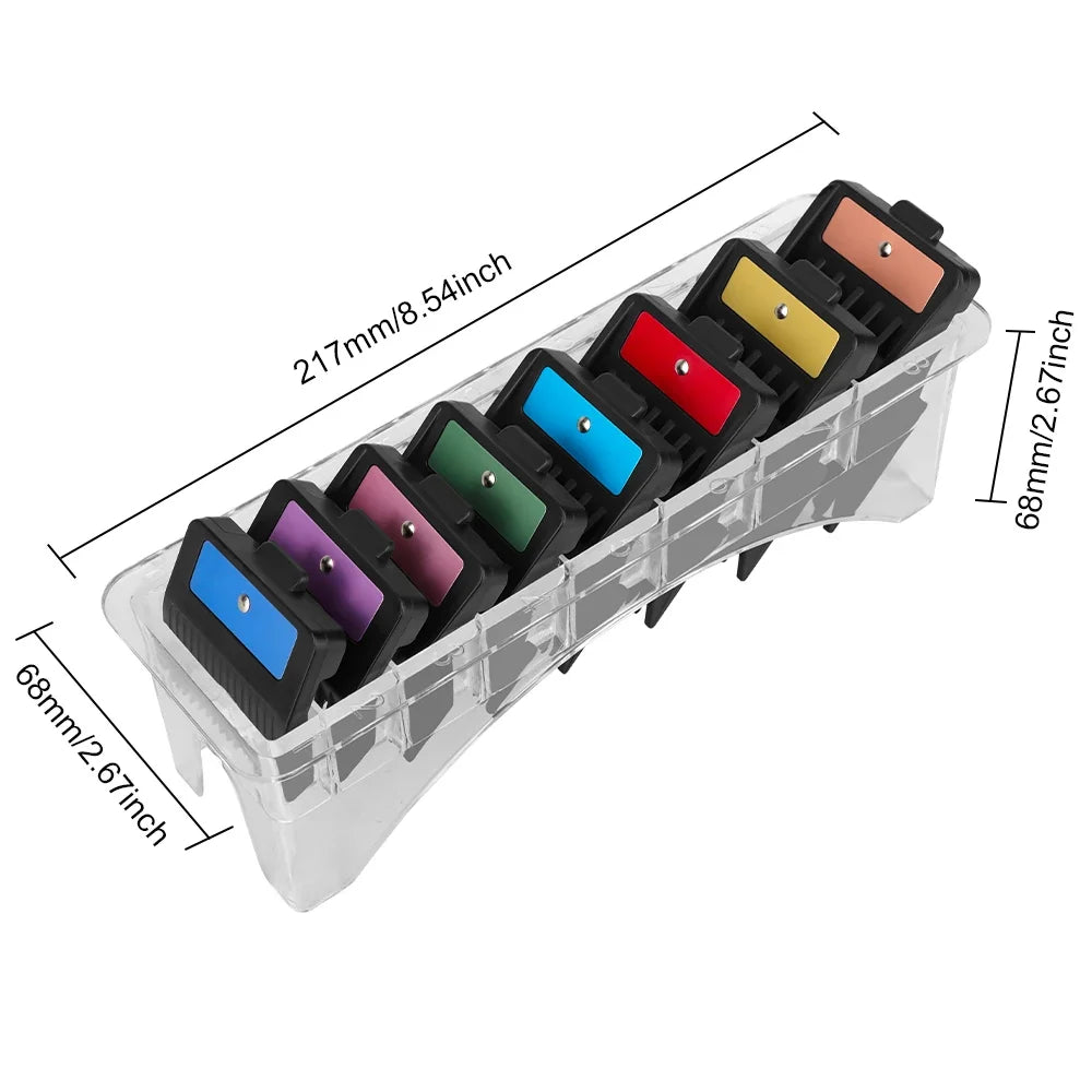 New Version Clipper Guards Set Compatible with Most Wahl Clippers with Holder Clipper Professional Hair Clipper Combs Guides Noventix