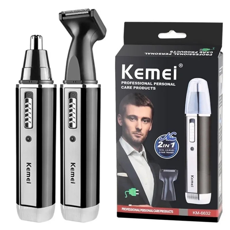 Kemei 4 in 1 trimmer for men Electric Nose and ear trimmer Rechargeable Trimmer For Hair Beard Nose And Ear Cleaner Grooming Set Noventix