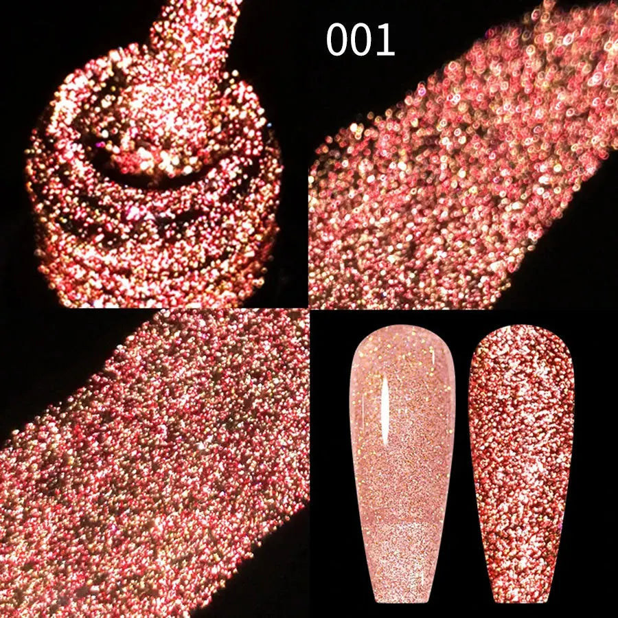 XEIJAYI Pink Cat Eye Gel Nail Polish Ceramic Magnetic Gel UV Semi-permanent Enamels Varnish Nail Supplies For Professionals Gel Blushimmer
