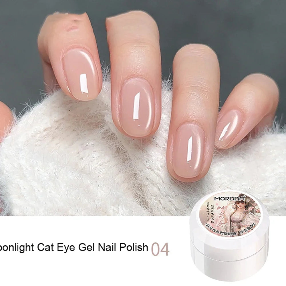 XEIJAYI Pink Cat Eye Gel Nail Polish Ceramic Magnetic Gel UV Semi-permanent Enamels Varnish Nail Supplies For Professionals Gel Blushimmer