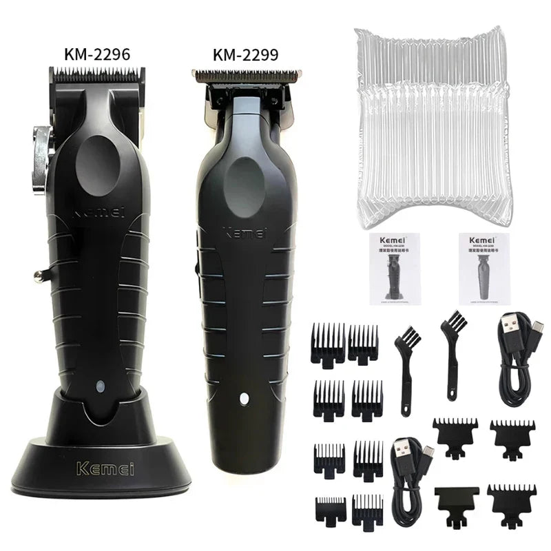 Kemei KM-2296 KM-2299 KM-1102 Hair Clipper Kit Men's Electric Shaver Hair Trimmer Machine Professional Hair Cutting Machine Phones Icon