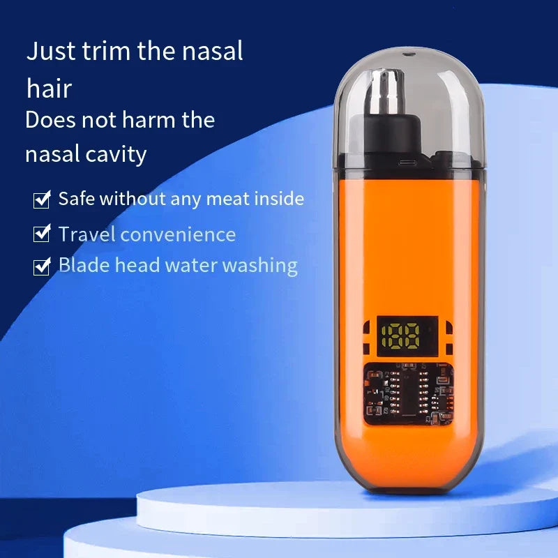 Nose Hair Trimmer Portable Mini Nose and Ear Hair Trimmer Portable Nose Trimmer Rechargeable Trimmer for Man Noventix