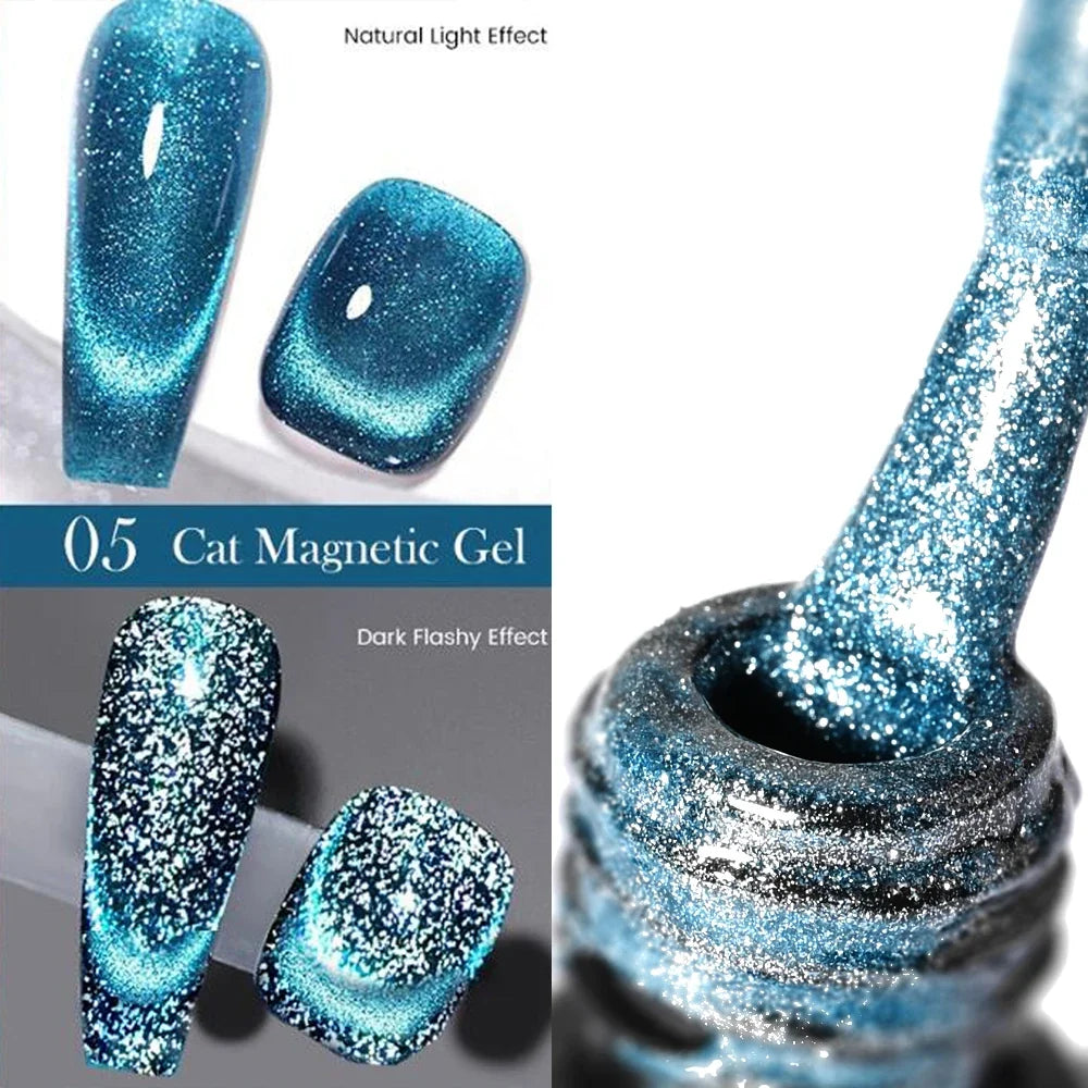 XEIJAYI Pink Cat Eye Gel Nail Polish Ceramic Magnetic Gel UV Semi-permanent Enamels Varnish Nail Supplies For Professionals Gel Blushimmer