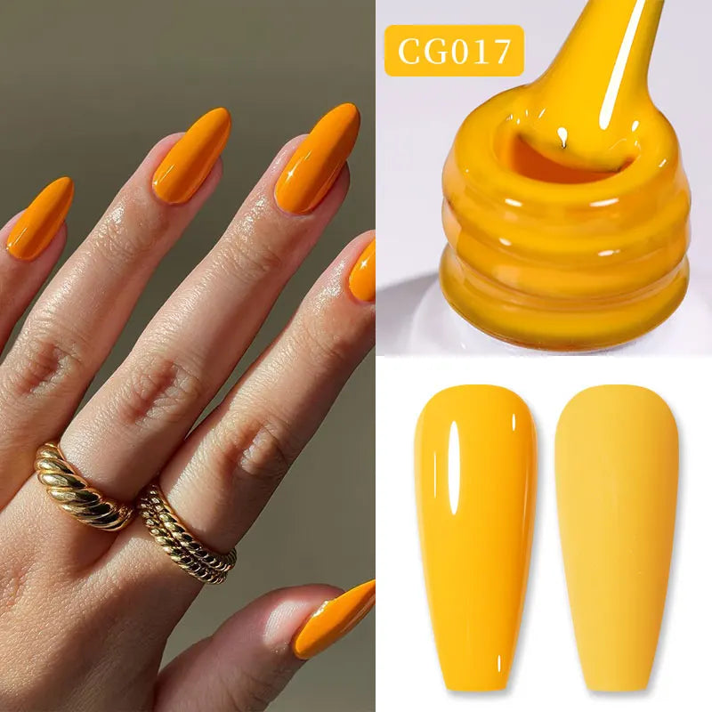 BORN PRETTY 10ml Blood Red Jelly Gel Nail Polish Halloween Nails Art Gel Polish Sheer Translucent Nail Gel for Winter Manicure Blushimmer