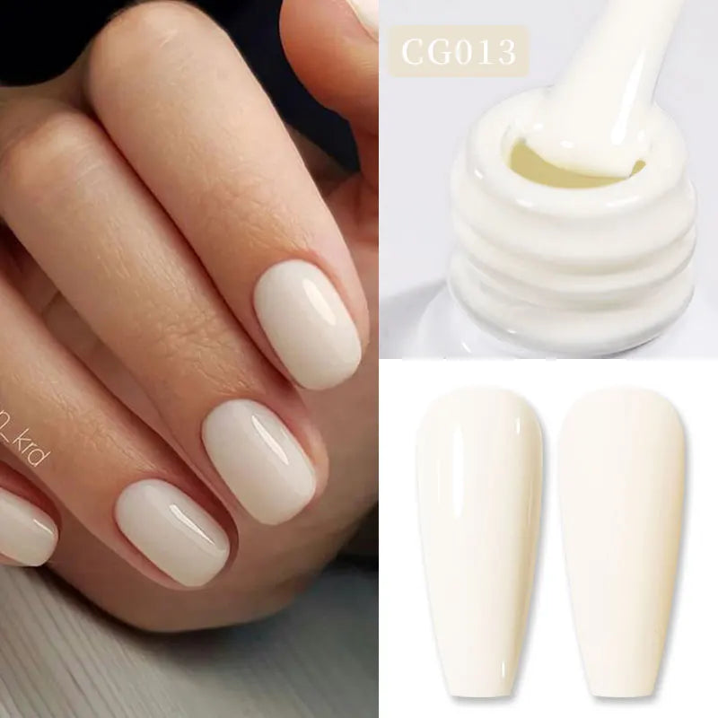 BORN PRETTY Jelly Nude Gel Nail Polish 10ml Light Pink Peach Translucent Color UV Light Cure Gel Varnish Nail Art DIY at Home Blushimmer