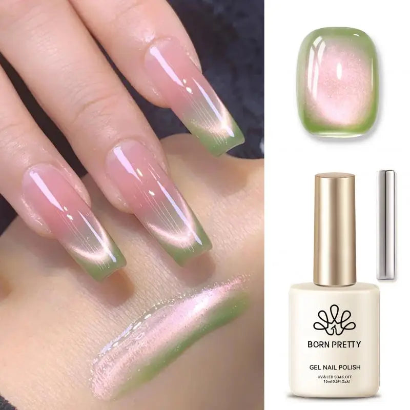 BORN PRETTY Milky Jelly Rubber Base Gel for Gel Nail Polish 15ml Russian Self-leveling Nude Color Soak Off Semi Permanent UV Gel Blushimmer