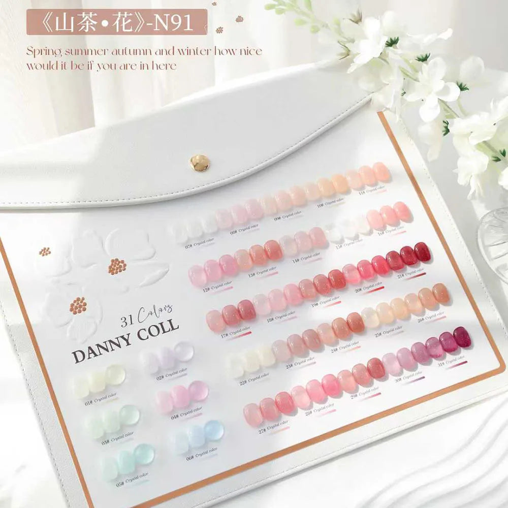 31 pcs Jelly Gel Polish Set Korean Style Translucent UV Soak Off Gelpolish Nail Art Gel Polish Primer Manicure Nail Gel Lacque Blushimmer