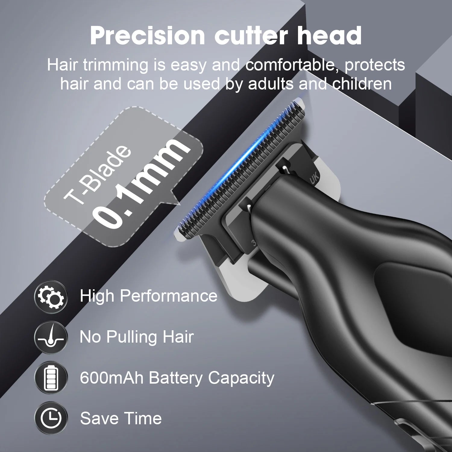hiena Kemei Hair Trimmer Hair Clipper Professional Barber Trimmer Electric Shaver Hair Cutting Machine Rechargeable Trimmer Men Noventix