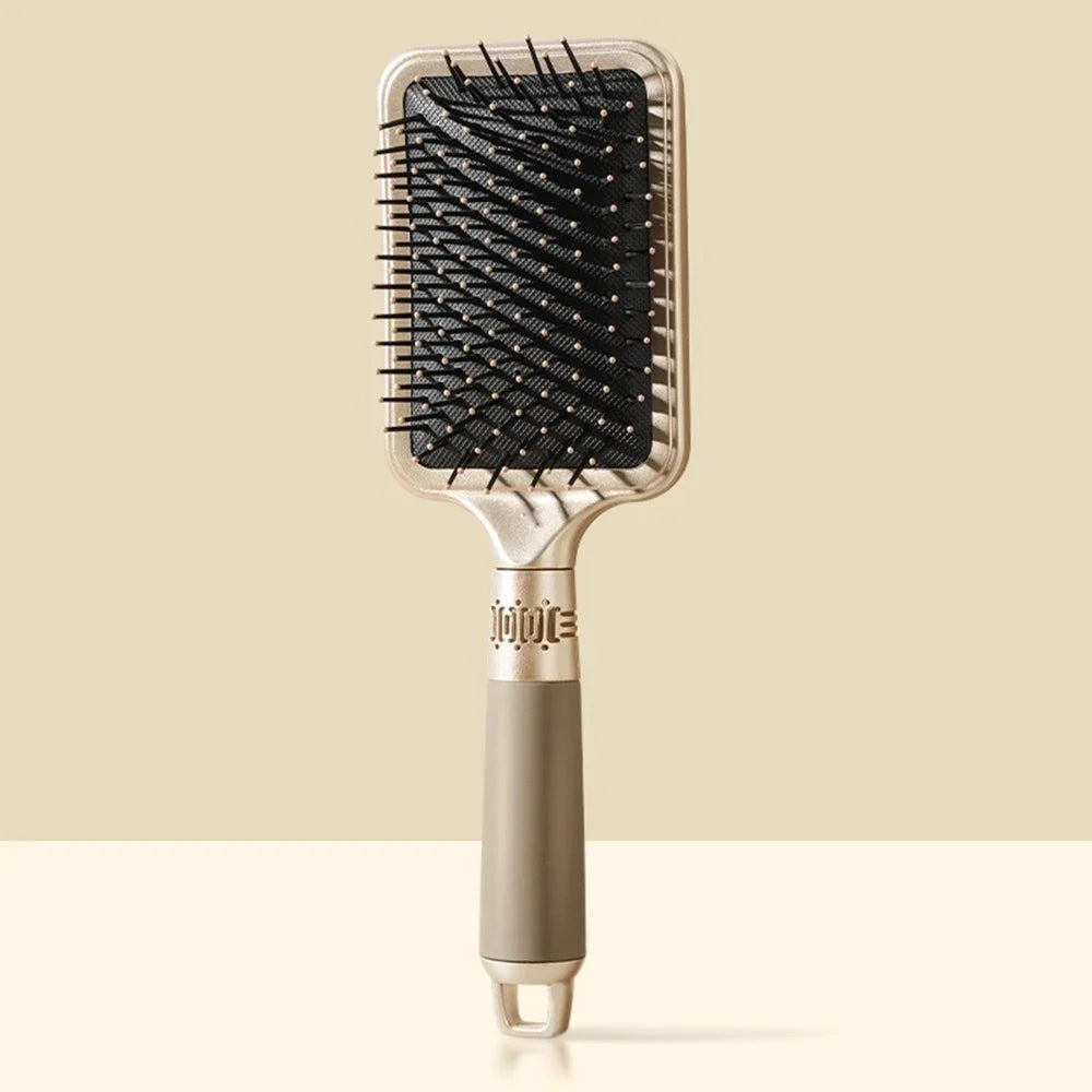 CALIYI Hair Massage Air Cushion Comb Brush Scalp Hairbrush Detangle Anti Static Salon SPA Hairdressing Styling Tool Oval Round Silcy Skin