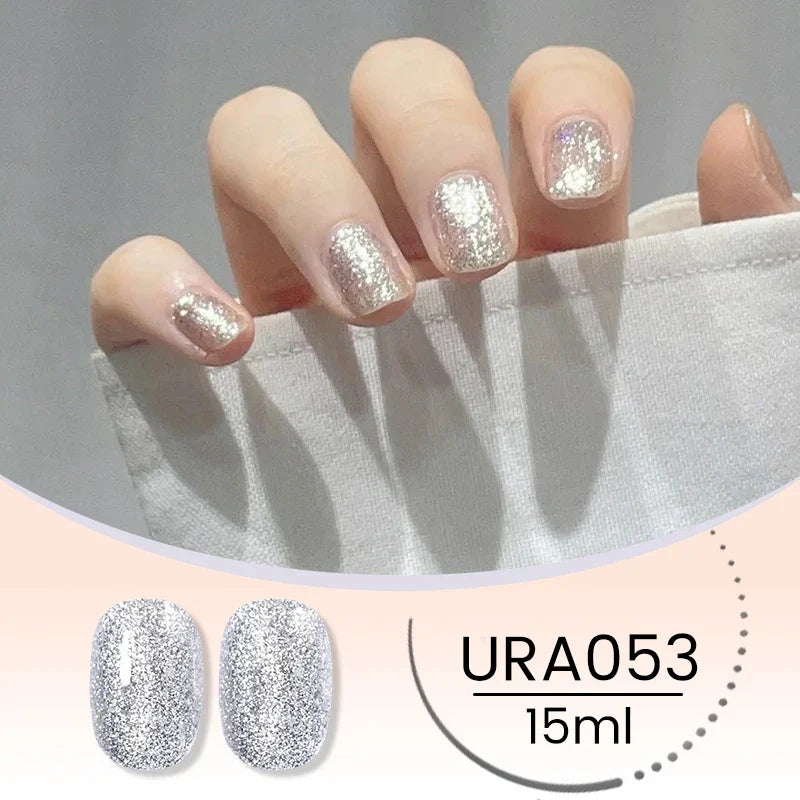UR SUGAR 15ml Jelly Milky White Translucent Color Gel Polish Semi Permanent UV Gel Nail Art Soak Off Gel Varnish Latest Fashion Blushimmer