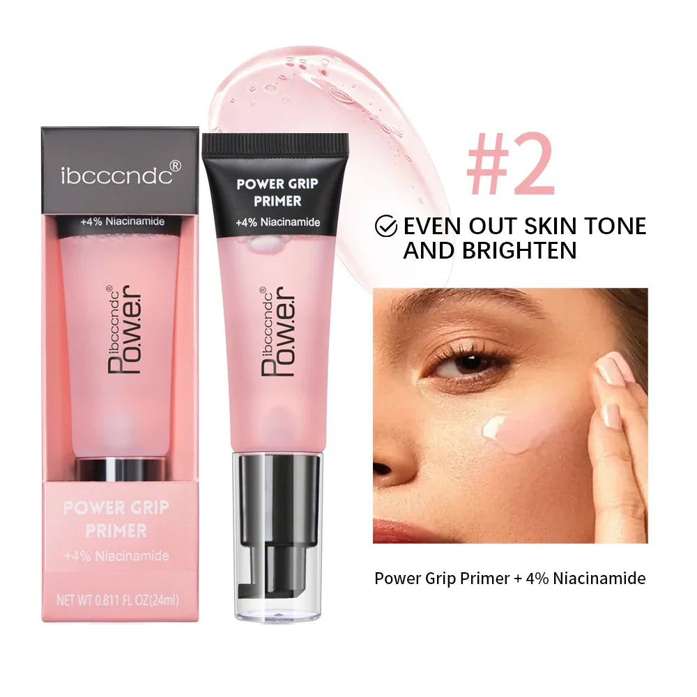 24ml Power Grip Primer Gel Based Hydrating Face Primer For Smoothing Skin Gripping Makeup Invisible Pore Colorless Primes Blushimmer