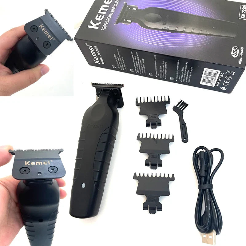 Kemei KM-2299 Professional Hair Clipper 1200mAh Electric Hair Clippers USB Rechargeable Hair Trimmers Hair Cutting Machine Phones Icon