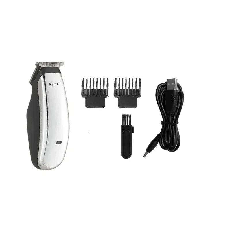 Kemei Mini Portable Hair Trimmer Cutting Machine Newly Design Electric Hair Clipper  Beard Barber Razor Men Style Tools KM-666 Noventix