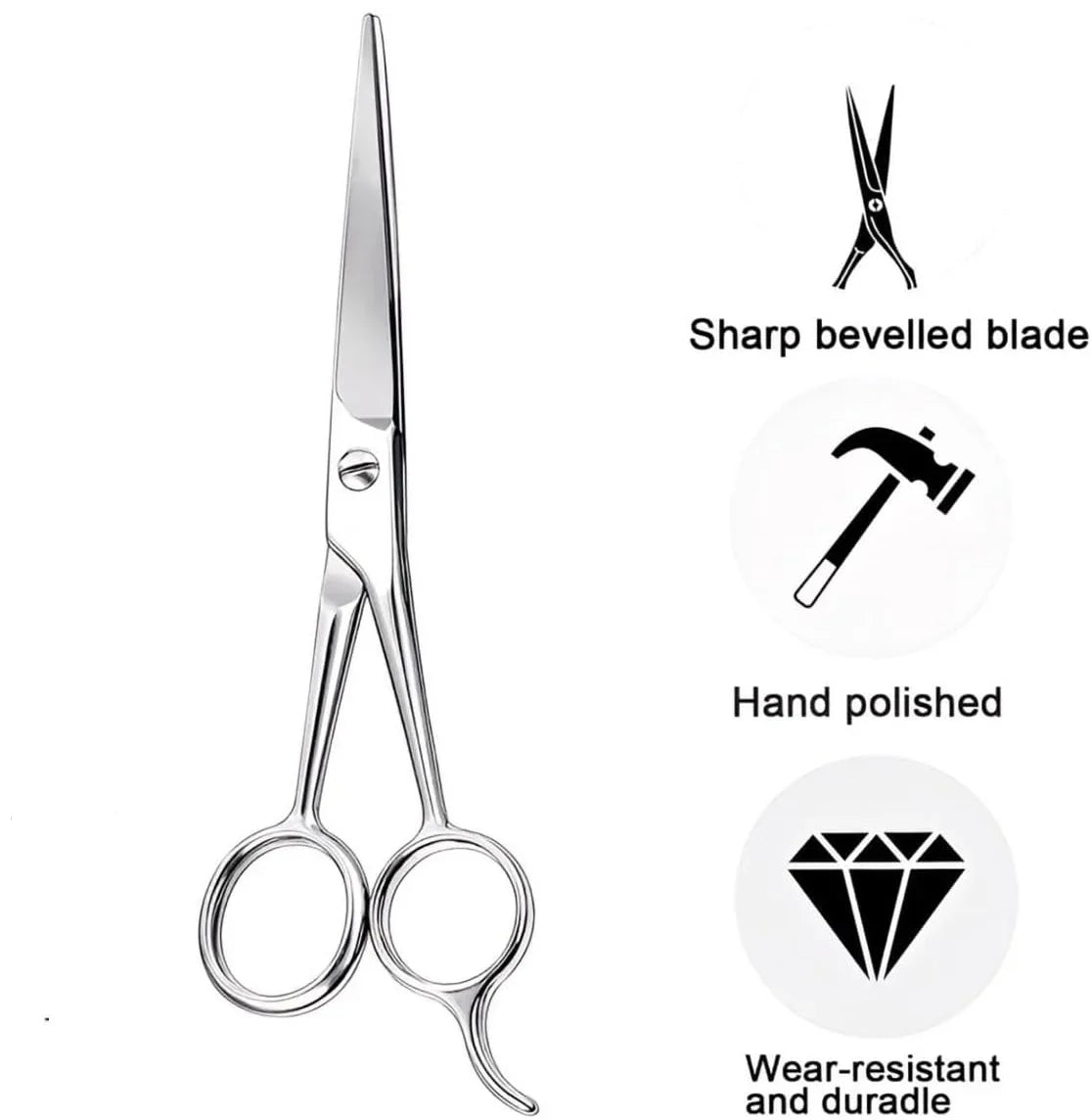 Hairdressing Barber Hair Scissor for Professional Hairdressers Barbers Stainless Steel Hair Cutting Shears For Salon Barbers Game On Interactive LLC (OnlyTenBucks.com)