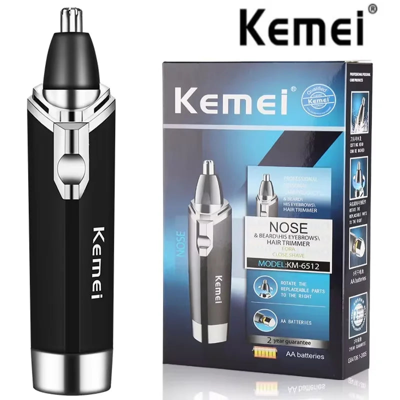 Kemei Nose Hair Trimmer Nasal Wool Implement Nose Hair Cut Washed Trimmer Clipper And Hair Razor Epilator Remover Nose Hair Noventix