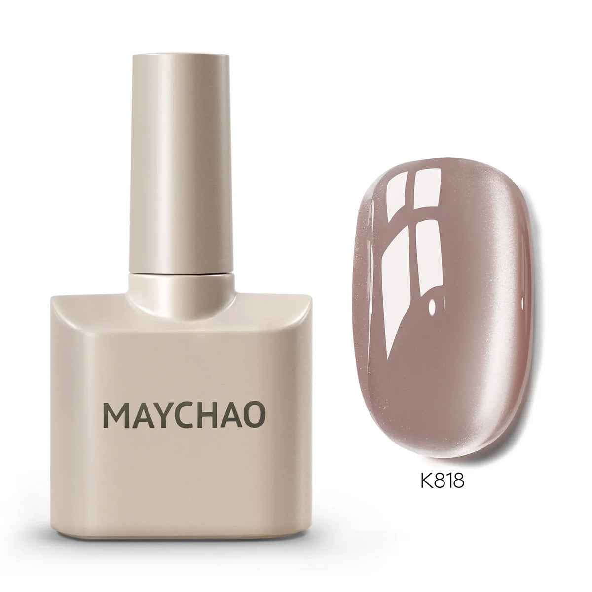 MAYCHAORomantic Galaxy Cat Eye Gel Nail Polish With Magnet Soak off UV Holographic Magnetic Rainbow Gel Polish for Nail Manicure Blushimmer