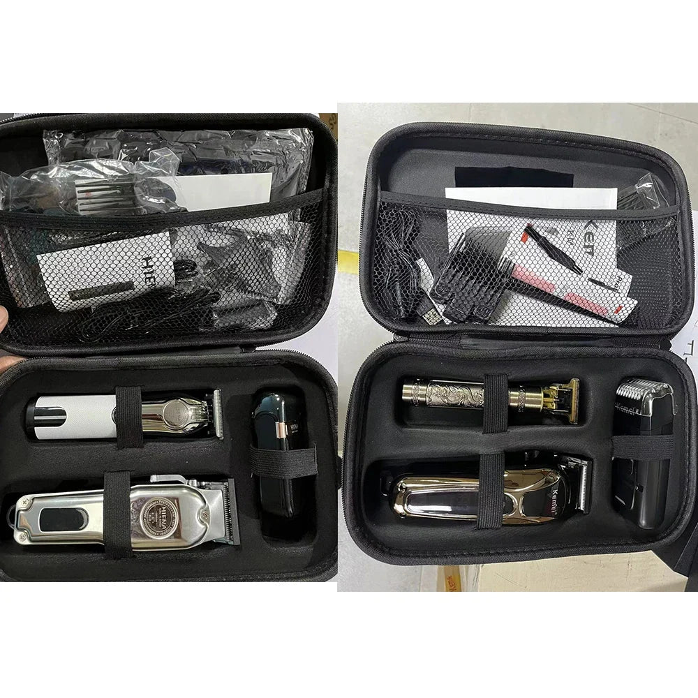 Portable Case Compatible with Hair Clipper Barber Trimmer Travel Storage Organizer for Beard Trimmer for Men Other Grooming Kit Noventix