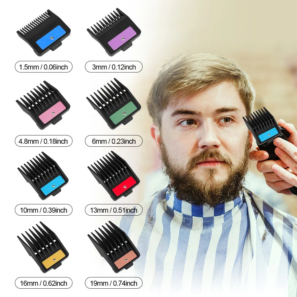 Hair Clipper Magnet Limit Guide Comb for Trimmer Universal Cutting Guide Comb Haircut Tool Professional H Limit comb storage box Noventix