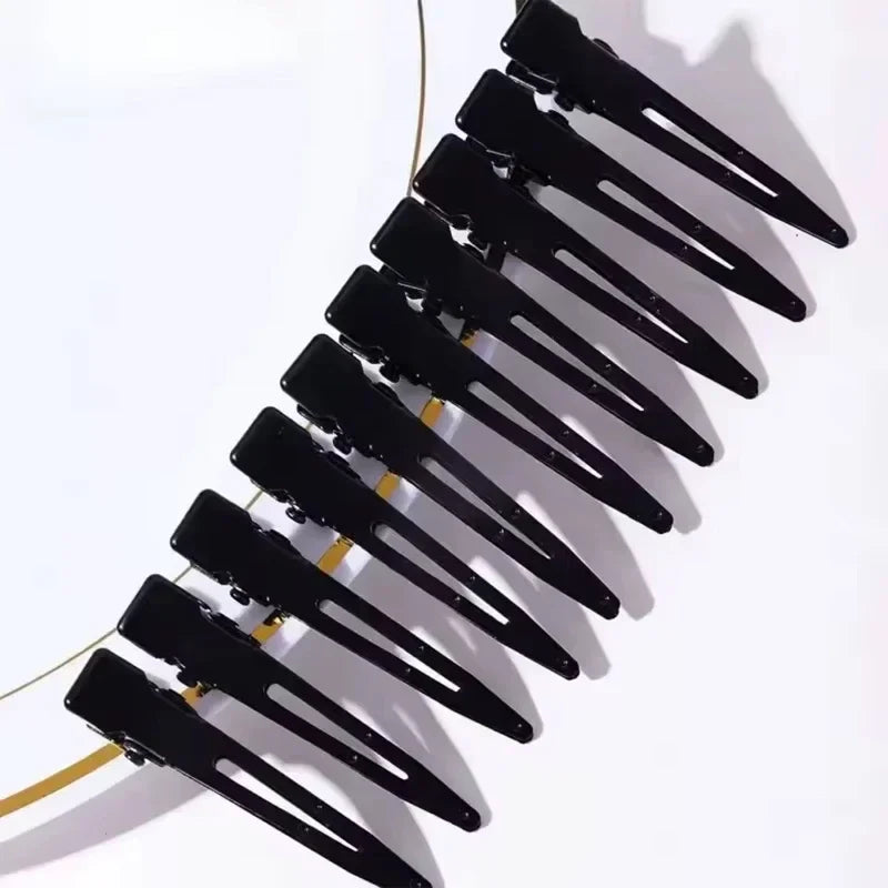 10PCS Black Duckbill Hair Clips Nonslip Alligator Hair Clips Barber Salon Styling Dying Hair Accessories Game On Interactive LLC (OnlyTenBucks.com)