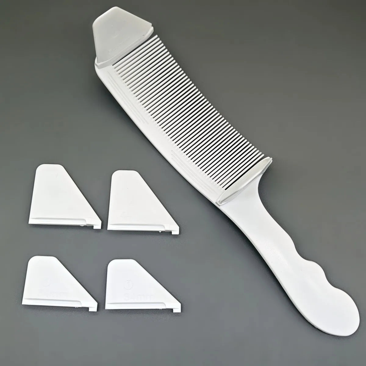 1/3Pcs Barber Hair Comb Kit Flat Top Hair Cutting Fading Stying Fade Comb  Men Fade Brush Salon Hair Tool Accessories Silcy Skin
